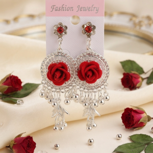 Floral Dangle Earring
