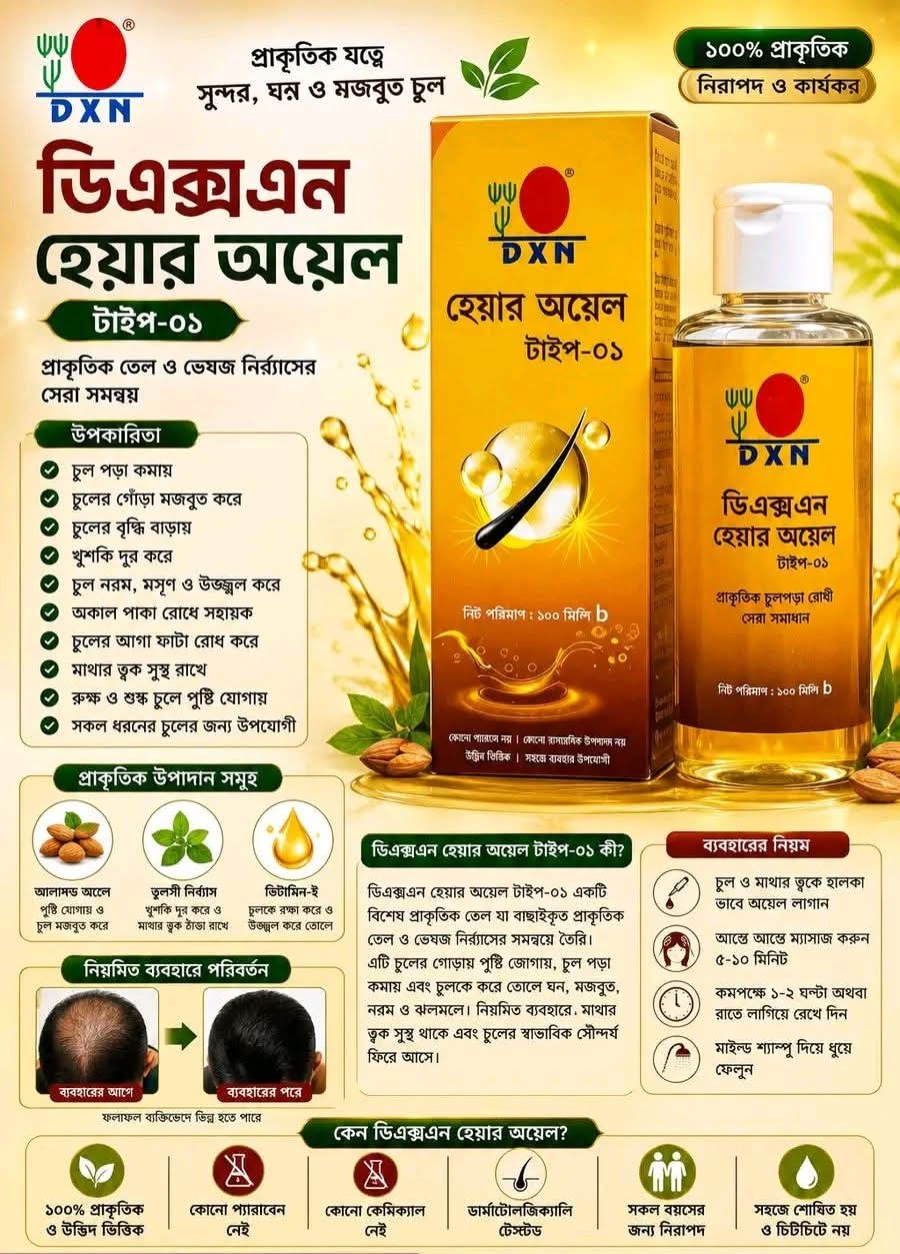 DXN Natural Hair Oil Type-01 - Image 2